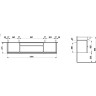 Шкафчик под раковину LAUFEN CASE FOR PALACE, 1 выдвижной ящик и 2 дверцы, цвет дуб 4.0140.1.075.519.1